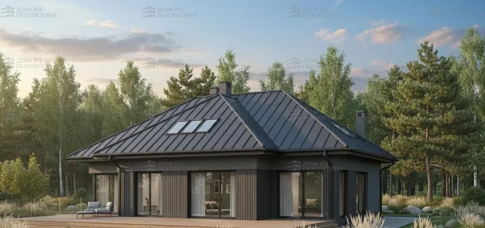 Проект Двухэтажный дом 16 на 13, 186 м2