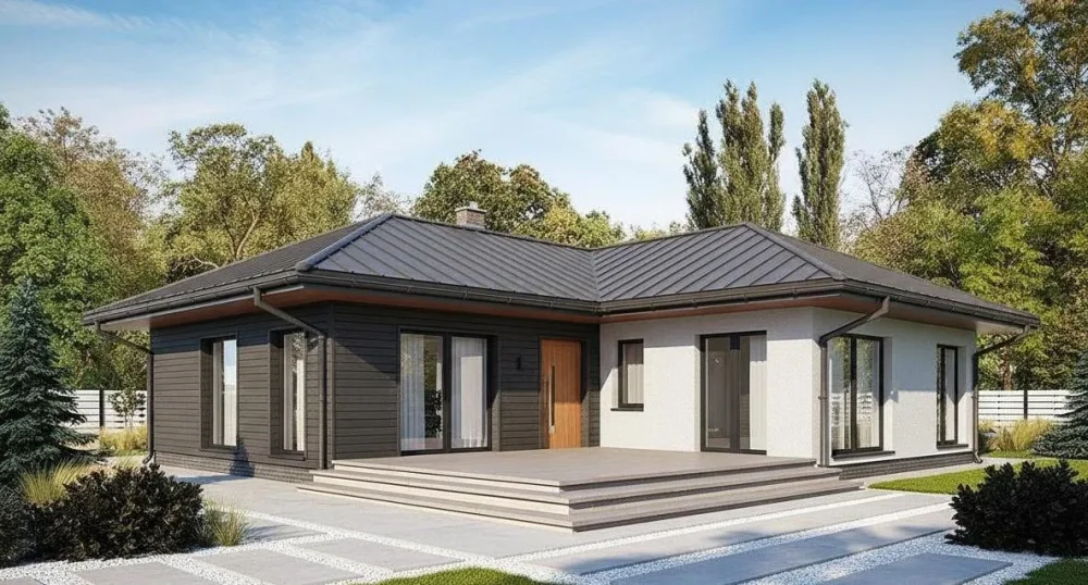 Проект Одноэтажный дом 15 на 20, 162 м2