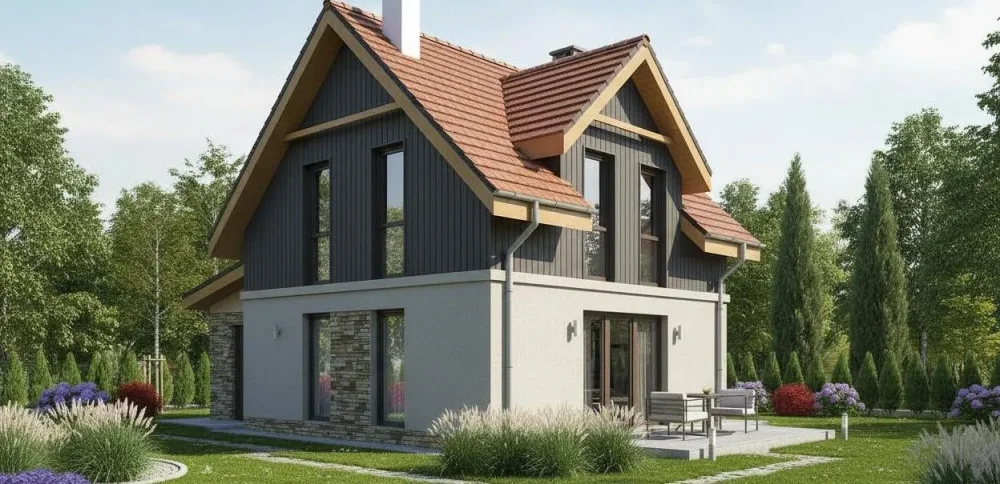 Проект Двухэтажный дом 7 на 13, 111 м2