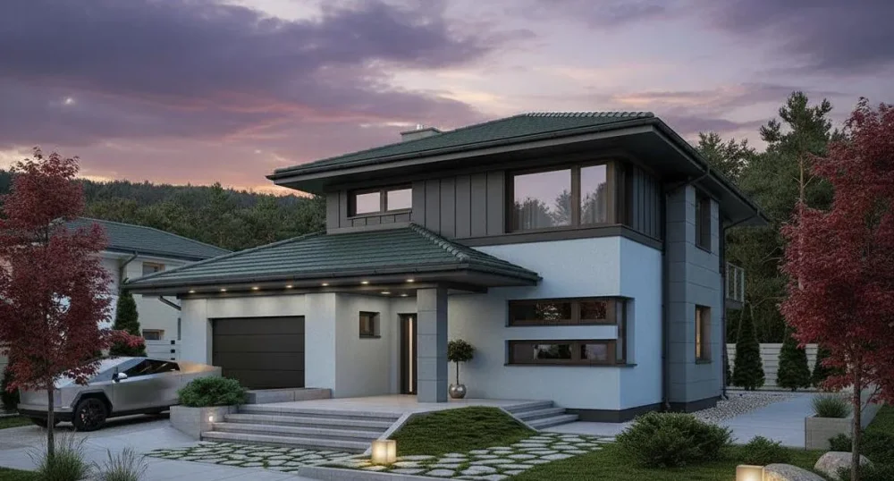 Проект Двухэтажный дом 11 на 16, 182 м2