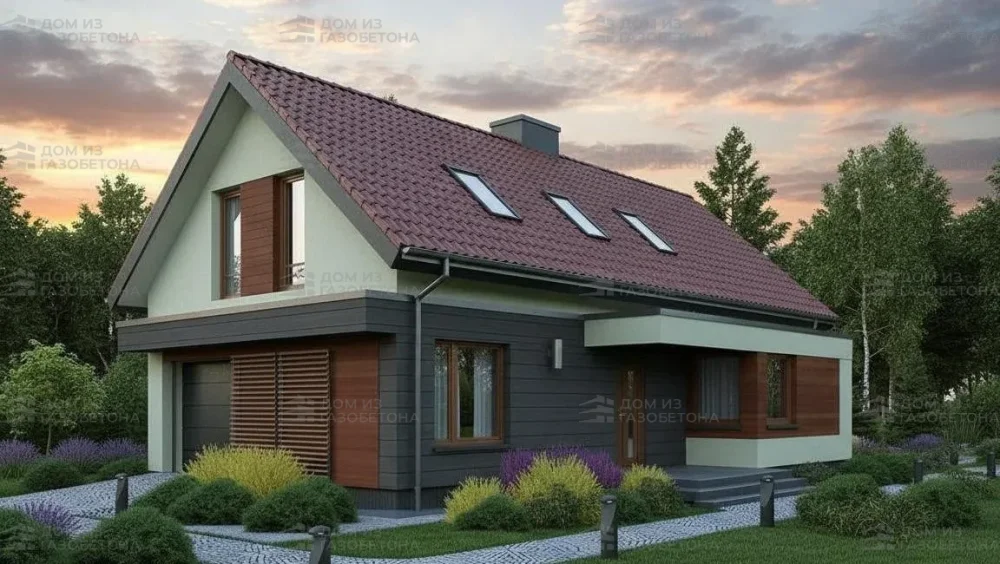 Проект Двухэтажный дом 10 на 15, 151 м2