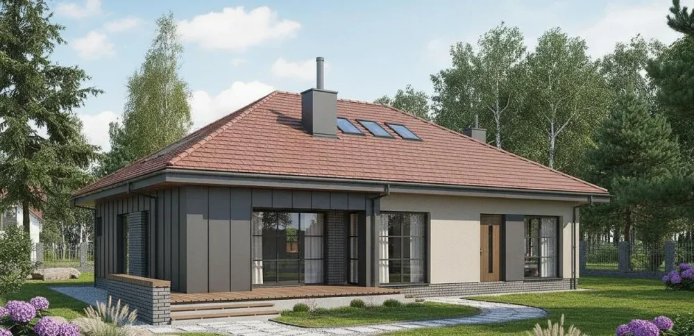 Проект Двухэтажный дом 18 на 12, 229 м2