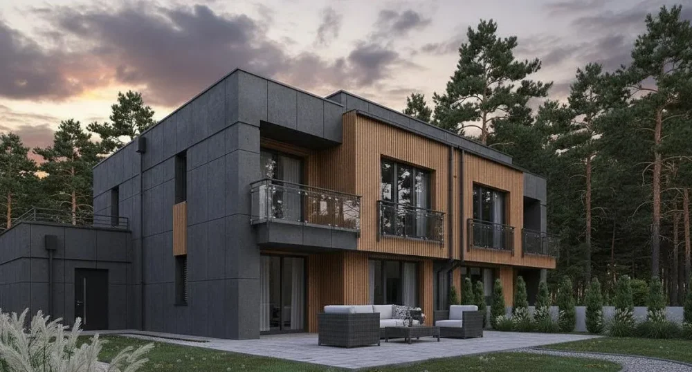 Проект Двухэтажный дом 23 на 15, 162 м2