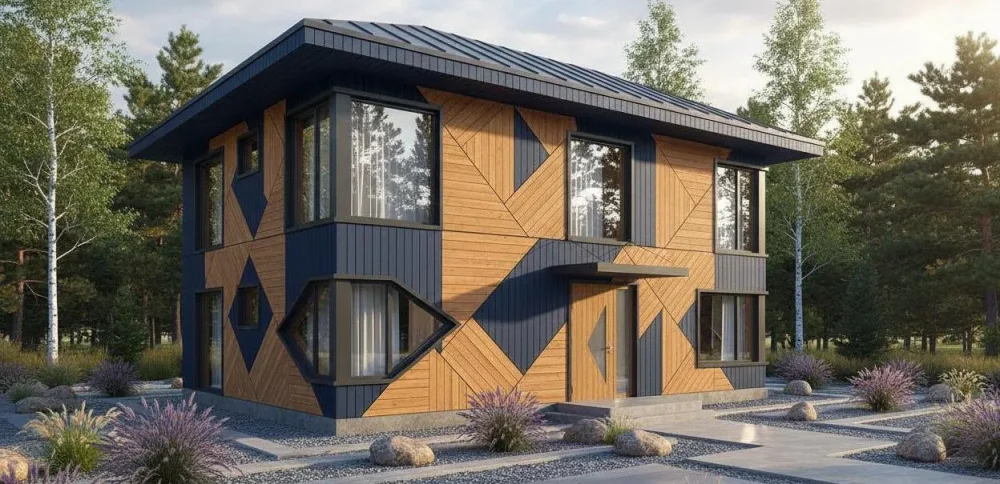 Проект Двухэтажный дом 18 на 10, 217 м2